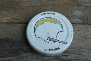 Vintage 1971 Gatorade Nfl Afc San Diego Chargers Single Bar Helmet Logo Lid
