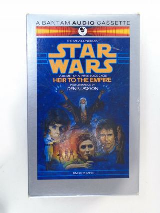 Vintage Star Wars Audiobook Heir To The Empire Timothy Zahn Thrawn Book 1 1991