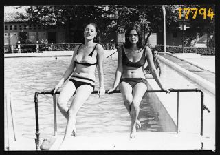 Sexy Girls In Bikini,  Swimsuit,  Vintage Photograph,  1970’s Hungary