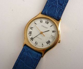 Vintage Tissot Stylist F354 Gold Plated Quartz Watch - For Spares / Repair