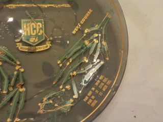 VINTAGE HERSHEY COUNTRY CLUB GOLF COURSE PLATE 2