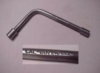 Vintage Cal - Van 276 Brake Bleeder Wrench 5/16  & 3/8