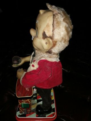 Vintage 1960 ' s T.  N Nomura BARTENDER Tin Litho Battery Operated Toy Japan 4