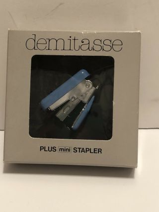 Vintage Demitasse Plus Mini Stapler Plus Corporation With Staples