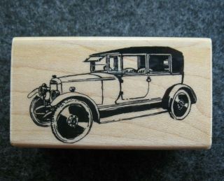 Vintage Car Automobile Stampabilities Rubber Stamp Stampinsisters 1017