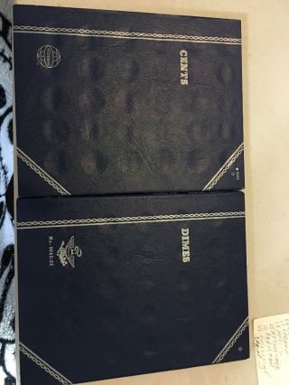 Dimes,  Cents (blank) Vintage Whitman Coin Folders