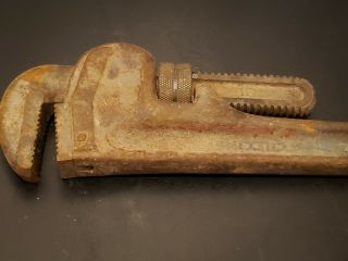 RIDGID Vintage Straight Pipe Wrench 24 in.  Plumbing Heavy - Duty Tool 9lbs USA 3