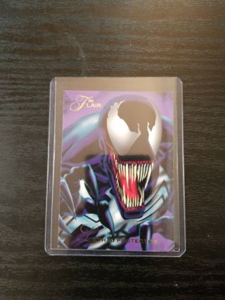 1994 Flair Marvel 100 Venom : Lethal Protector Non - Sports Card Vintage ☆