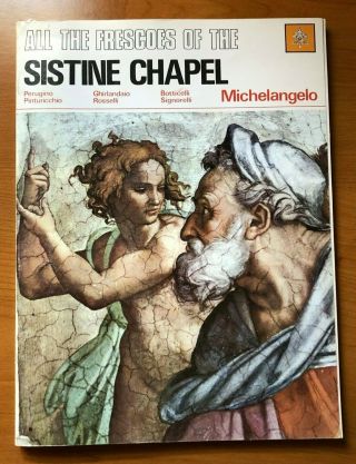 Vintage 1973 All The Frescoes Of The Sistine Chapel Paperback