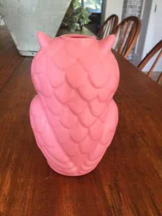 VINTAGE Pink OWL REPLACEMENT Blow Mold Party String Light Patio Camper RV 2