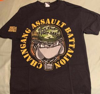 Men’s Vintage Wwe John Cena Chain Gang Assault Battalian T - Shirt Size Xl