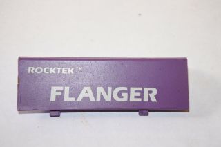 Vintage Rocktek Flanger Guitar Effect Pedal Battery Cover Repair.