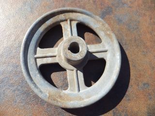 Vintage 5a Congress V Belt Spoked Pulley Wheel 5 "