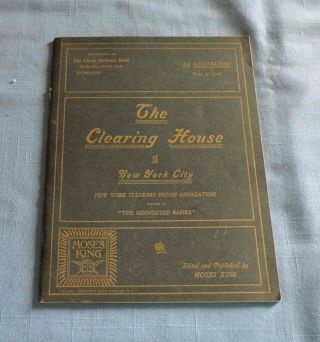 Vintage 1898 The Clearing House Of York City Edited By Moses King