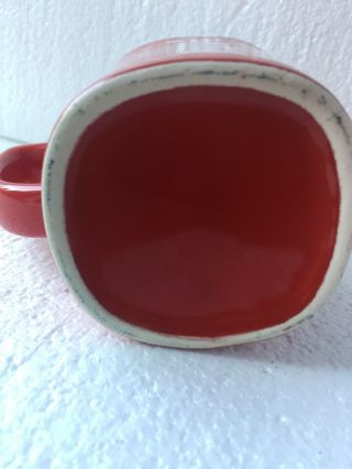 Vintage NESCAFE Red Square Coffee Cup/Mug 8 Oz 4