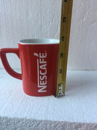 Vintage NESCAFE Red Square Coffee Cup/Mug 8 Oz 5