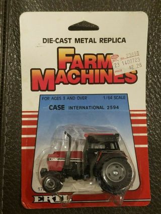 Vintage 1986 Ertl Case International Tractor 227 Farm Machines Diecast