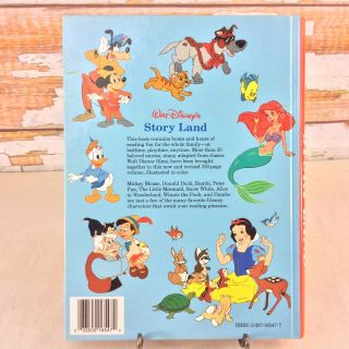 Walt Disney Golden Books Story Land 55 Favorite Stories Hard Cover Vintage 1987 3