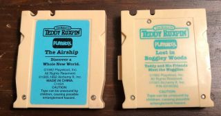 1992 Teddy Ruxpin Tape Cartridges The Airship Lost In Boggley Woods