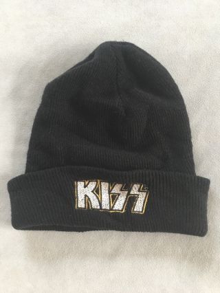 Vintage Rock Band Kiss Beanie - Knit Winter Ski Skull Hat Cap Music