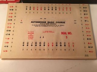 Vintage AutoBridge Play By Yourself Bridge Game Complete 1959 USA Beginners Set 4