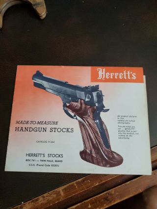 Vintage 1950 - 60s Herretts Hand Made Hun Stocks Brochure/ Order