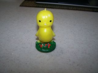 Vintage Gurley Candle - Easter Yellow Chick - Outstanding Form & So Colorful