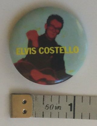 Vintage Elvis Costello Pin / Button