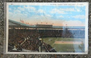 Vintage Wrigley Field Postcard,  Max Rigot 1914,  Penny Postage,  301,