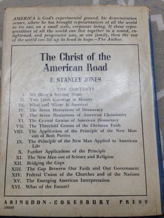 Vintage: The Christ of the American Road.  Printed 1944 Wartime Book 3