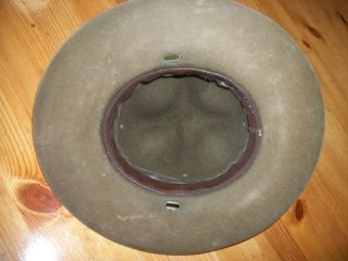 VINTAGE WWII US Army Drill Sergeant Campaign Hat Stratton Hats Size 6 5/8 2