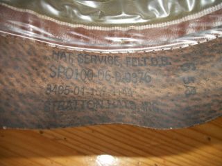 VINTAGE WWII US Army Drill Sergeant Campaign Hat Stratton Hats Size 6 5/8 5