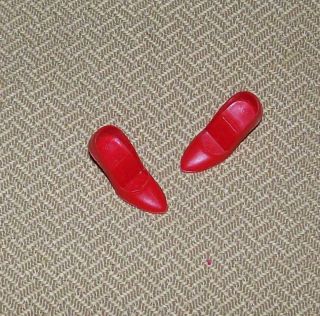 Vintage Red Japan Heels For Barbie Doll From The 1960 