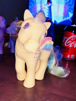 My Little Pony G1 Ringlet Rainbow Curl Ponies Factory Curl Vintage 1984