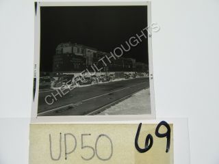 Vintage Railroad Photo Negative Up50 Union Pacific U50 Council Bluffs,  Ia 6c69