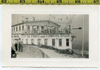Vintage 1941 Photo / Tri - State Telescope S.  S.  Grand View Point Hotel Alleghenies