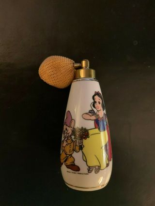 Disneyland Disney Snow White And Dopey Perfume Atomizer Vintage 1960s