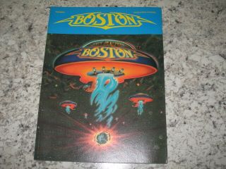 Vintage Sheet Music Book Boston Self Titled