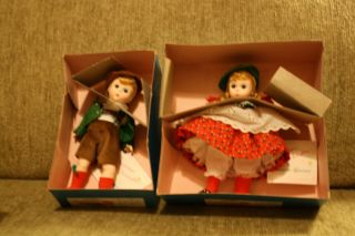 Madame Alexander Miniature Showcase Austria Doll 8 " 599 & 598 W/tag