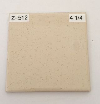 Z - 512 Vintage Ceramic Nos Gold Fleck Speckle Ceramic Wall Tile 4 1/4 " Glossy