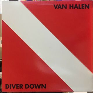 Rare Vintage Vinyl Lp - Van Halen - Diver Down