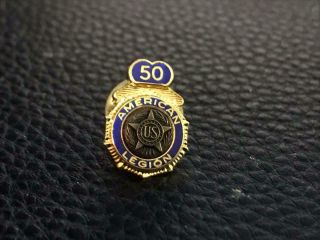 Vintage American Legion Lapel Pin 50 Years