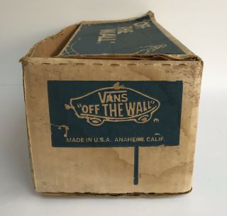 Vintage 1980’s Vans Off The Wall Box Made In California USA Rare 2