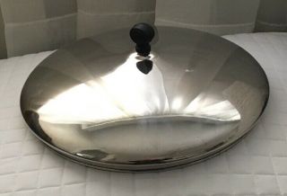 Vintage 1970s Farber Ware 12 " Stainless Steel Replacement Lid For Pots And Pans