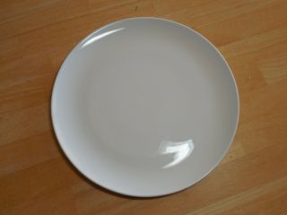 Corning Centura White Coupe Dinner Plate 10 1/8 " Vintage 21 Available