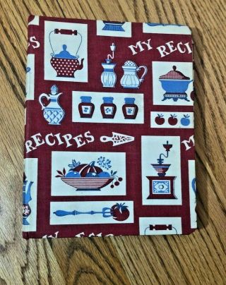 Vintage Do - It - Yourself Recipe Book In 3 Ring Binder