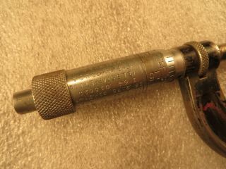 Vintage L.  S STARRETT 436 Micrometer - 0 - 1 
