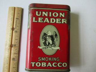 Vintage Tobacco Tin - - Union Leader - Smoking Tobacco