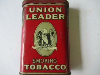 Vintage Tobacco Tin - - Union Leader - smoking tobacco 4