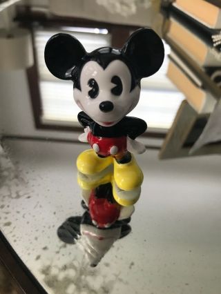 Vintage Mickey Mouse Figurine / Ceramic